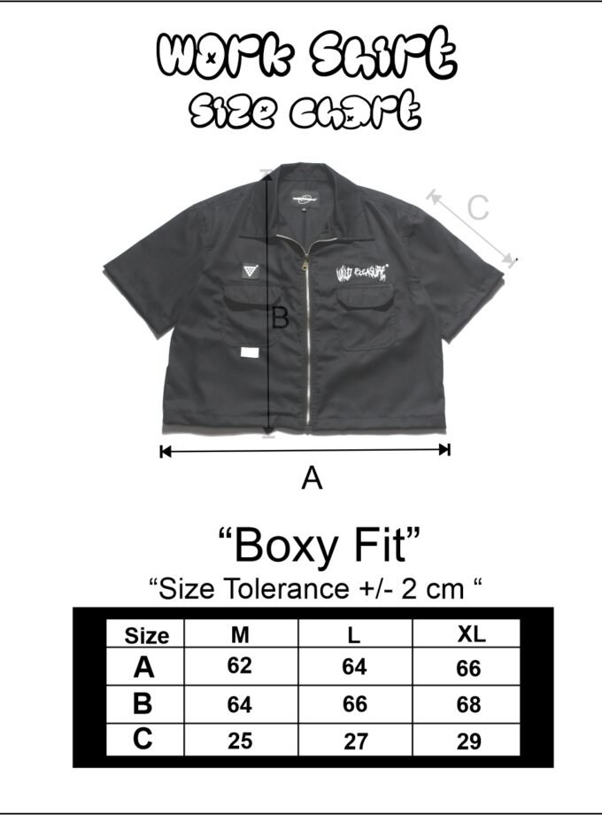 Wild Pleasure - Work Shirt Boxy Fit V.1 Embrodiery