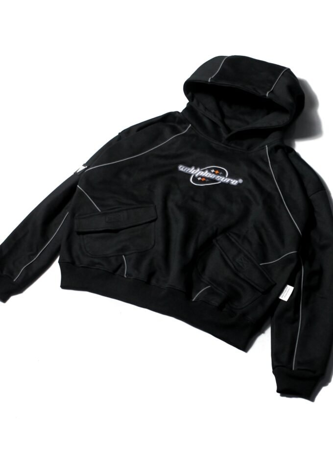 Wild Pleasure - Hoodie Boxy V.2 Heavyweight Pattern Drafting Reflective