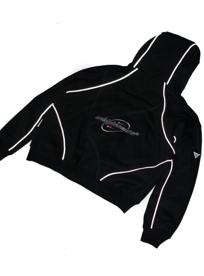 Wild Pleasure - Hoodie Boxy V.2 Heavyweight Pattern Drafting Reflective