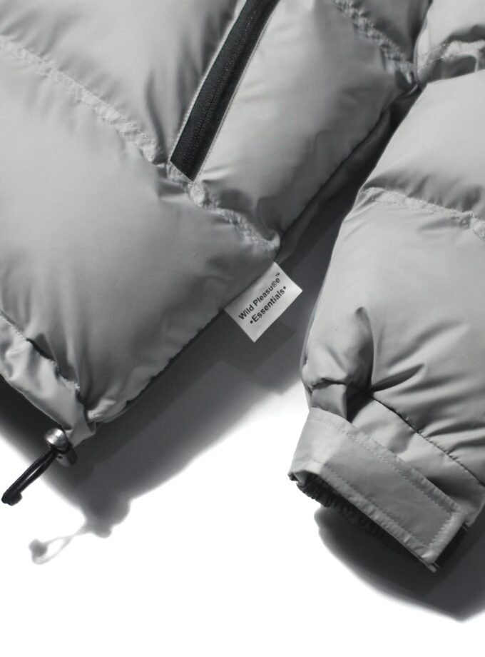 Wild Pleasure - Wild Puffer Jacket Boxy Fit V.4 Briminggham"Silver" Limited Stock Gorpcore UK Drip Roadman