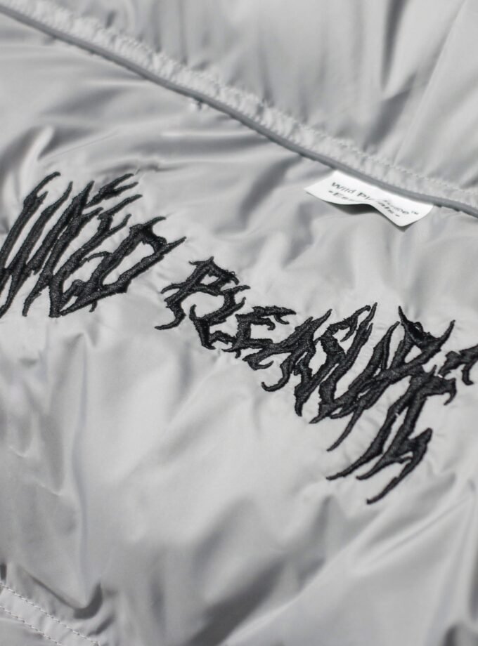 Wild Pleasure - Wild Puffer Jacket Boxy Fit V.4 Briminggham"Silver" Limited Stock Gorpcore UK Drip Roadman