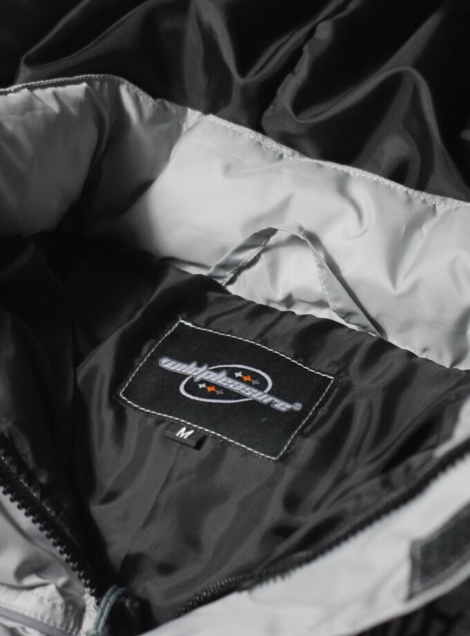 Wild Pleasure - Wild Puffer Jacket Boxy Fit V.4 Briminggham"Silver" Limited Stock Gorpcore UK Drip Roadman