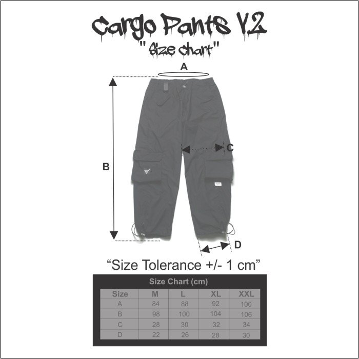 Wild Cargo Pants V.2 Essentilas Gorpcore Wild Pleasure - Gambar 8